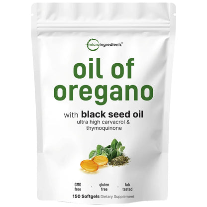 Oregano Oil with Black Seed Oil  Powerful Immune Support