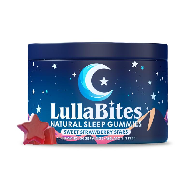 Natural Sleep Gummies - 30 Servings -Sweet Strawberry Stars