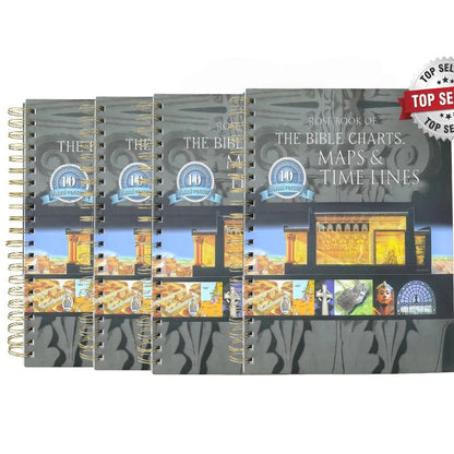 The Book of Bible Charts, Maps, and Time LinesThe ULTIMATE visual Bible resource is here! 230 pages of maps, timelines, and charts on everything: miracles, parables, apostles, feasts, and prophecies.