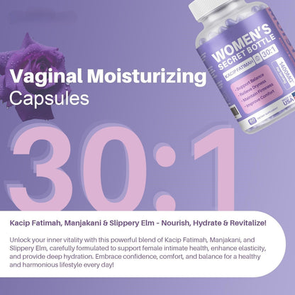 60 Capsules Vaginal Moisturizer Kacip Fatimah 1,000mg&Manjakni 200mg for Female